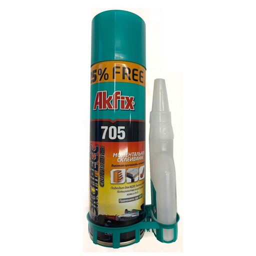 Клей Akfix 705 (200 мл + 50 г) двухкомпонентный