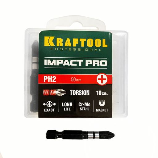 Магнитная бита  KRAFTOOL PH 2x50